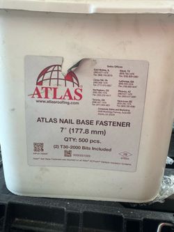Atlas nail base fasteners  construction
