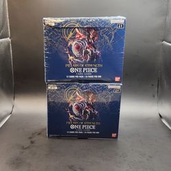 One Piece TCG: Pillars of Strength - Booster Box OP-03 Sealed Lot of 2 In Hand