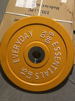 Placa para parachoques olímpico con cubo de acero CrossFit