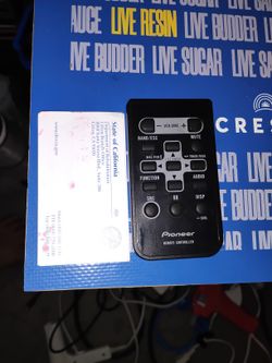 PIONEER REMOTE CONTROLLER Model CXE3669