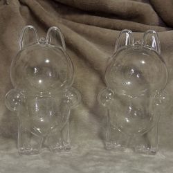 Exciting Macaron Labubu Clear Case