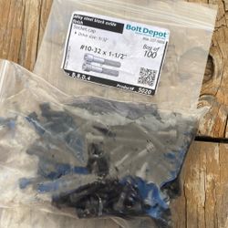 Socket cap, Alloy steel black oxide finish, #10-32 x 1-1/2" Socket Screw