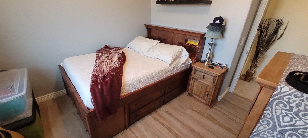 Full Size Captain's Bed