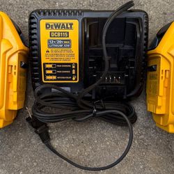Brand New Dewalt 20 Volt 10 Amp Batteries And Charger