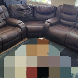 Couch Set W/ Recliner 