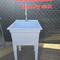Laundry Sink NEW With Faucet