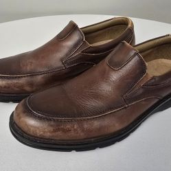 Dockers Calamar Brown Leather Loafers Slip On Shoes Men Size 10 M
