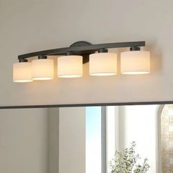 Allen + Roth 5-Light Bathroom Vanity Light – Open Box
