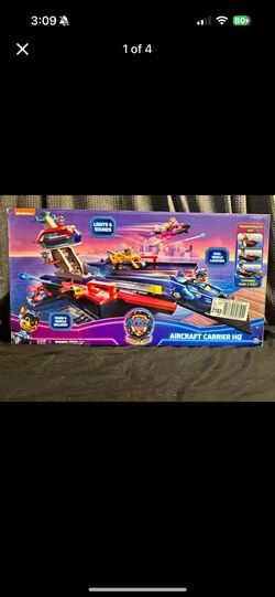 Paw Patrol air craft carrier. Brand new. Box is a little torn but never opened.