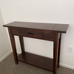 Wood Console Table