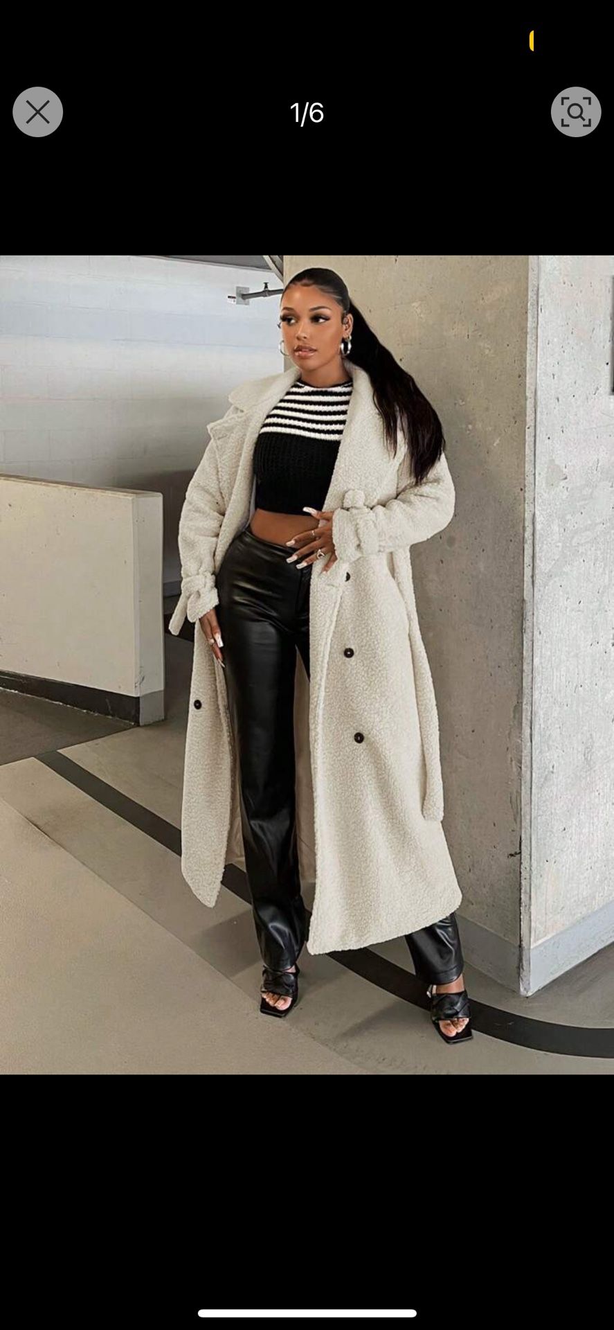 White Teddy coat