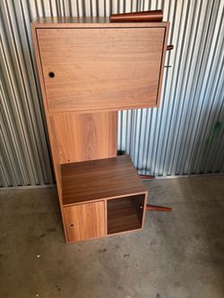Modular Wood Storage Cabinet Units