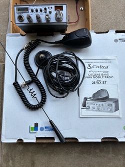 Cobra CB Radio and Antenna