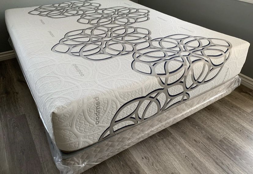 Queen Sky Comfort Bamboo Cool Gel Memory Foamm Matres!!