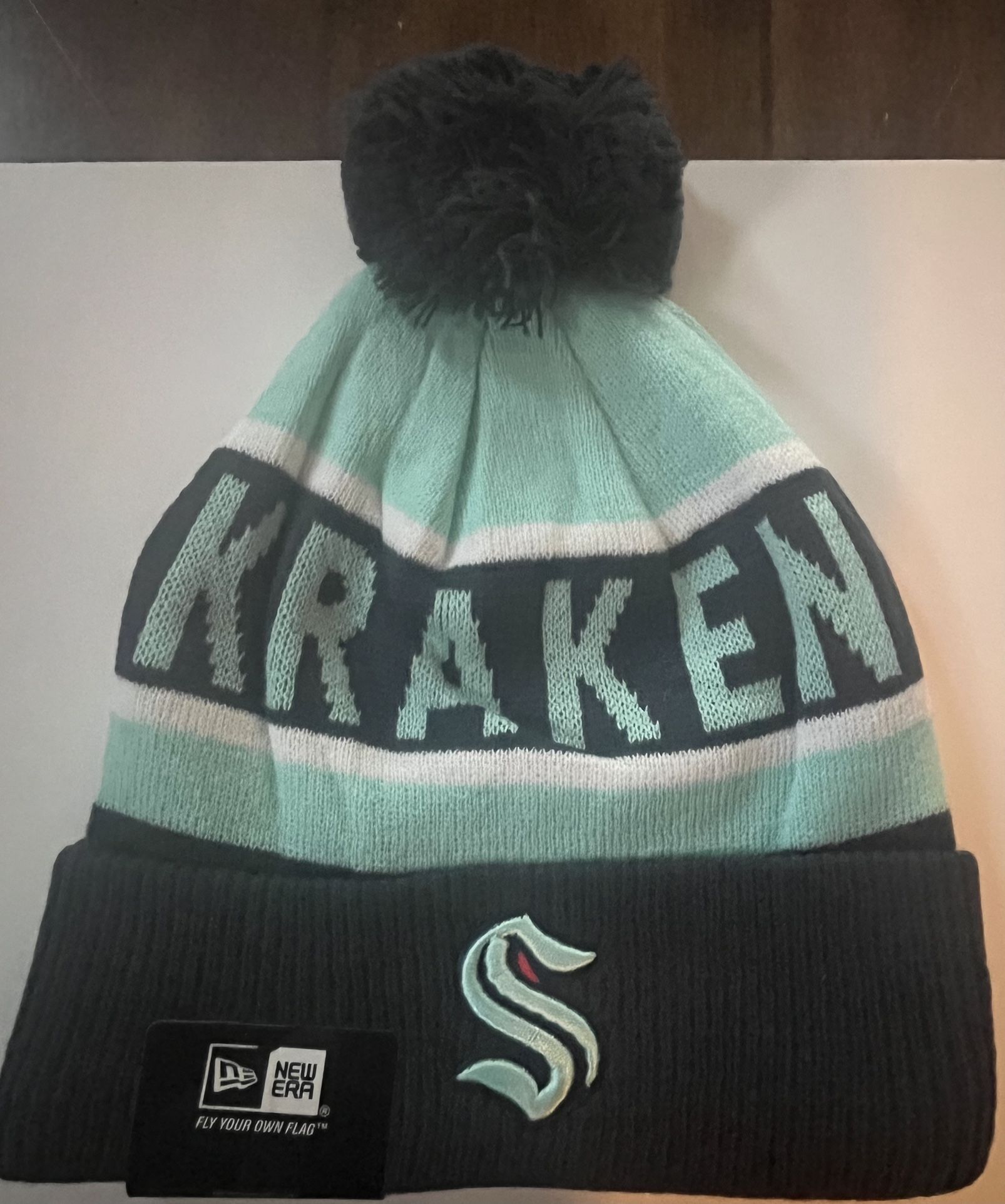 Seattle Kraken Team Logo Beanie Hat Cap - NWT