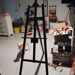 Wooden Antique Easel 