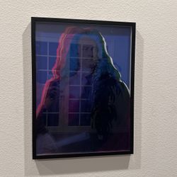 Benjamin Franklin Glass Art Picture 