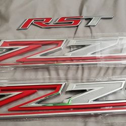 Z71 Silverado 22 Takeoff Original Emblems