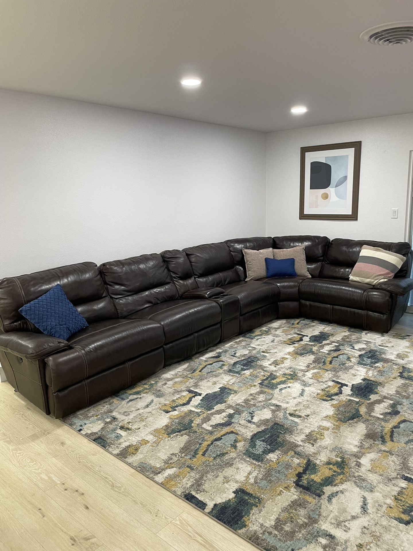 Leather Bessett Sectional 