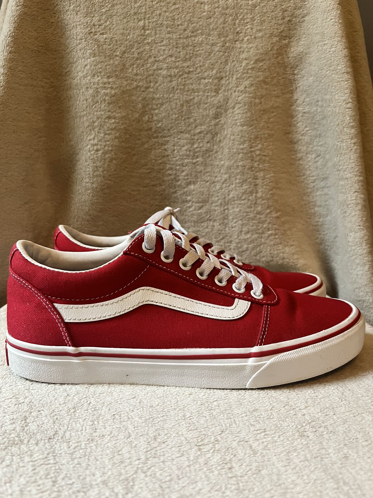 Vans Off the Wall Red Casual Shoes Unisex Size 8.5 Men’s Size 10 Women’s