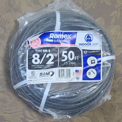 Brand New South Wire 50 Ft. 8/2 Romex Simpull