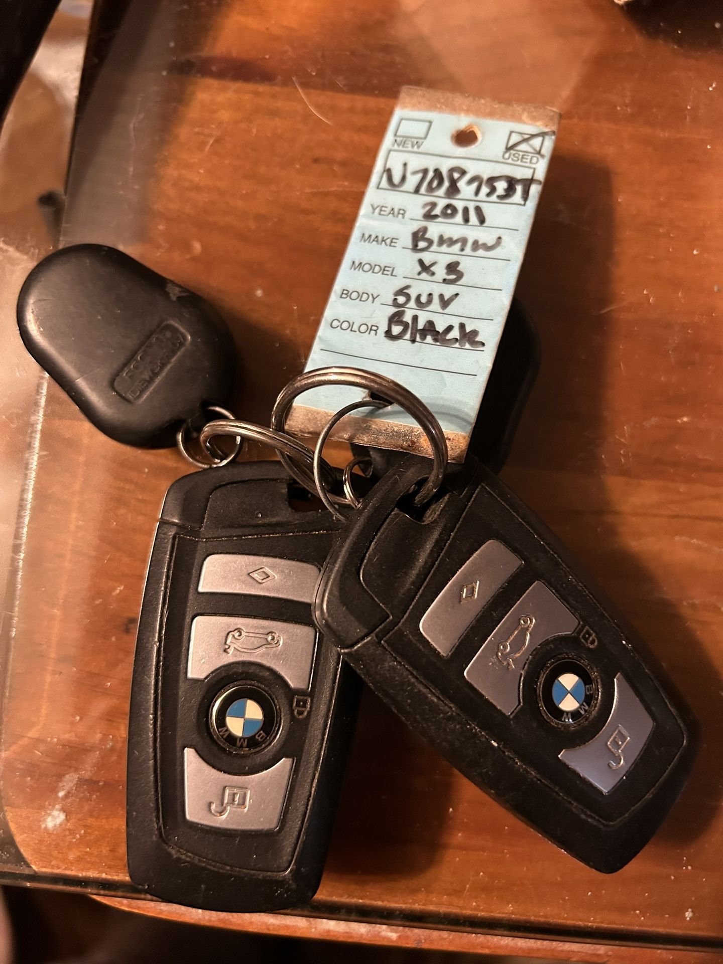 BMW key with fob (1) One Left