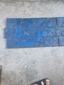 Concrete stamps