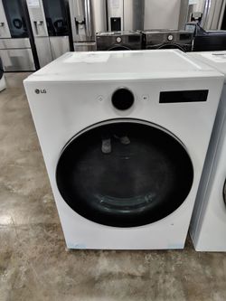 LG SMART gas dryer w/sensor dry&steam technology