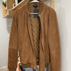 ASOS Suede Bomber Jacket (NWT)