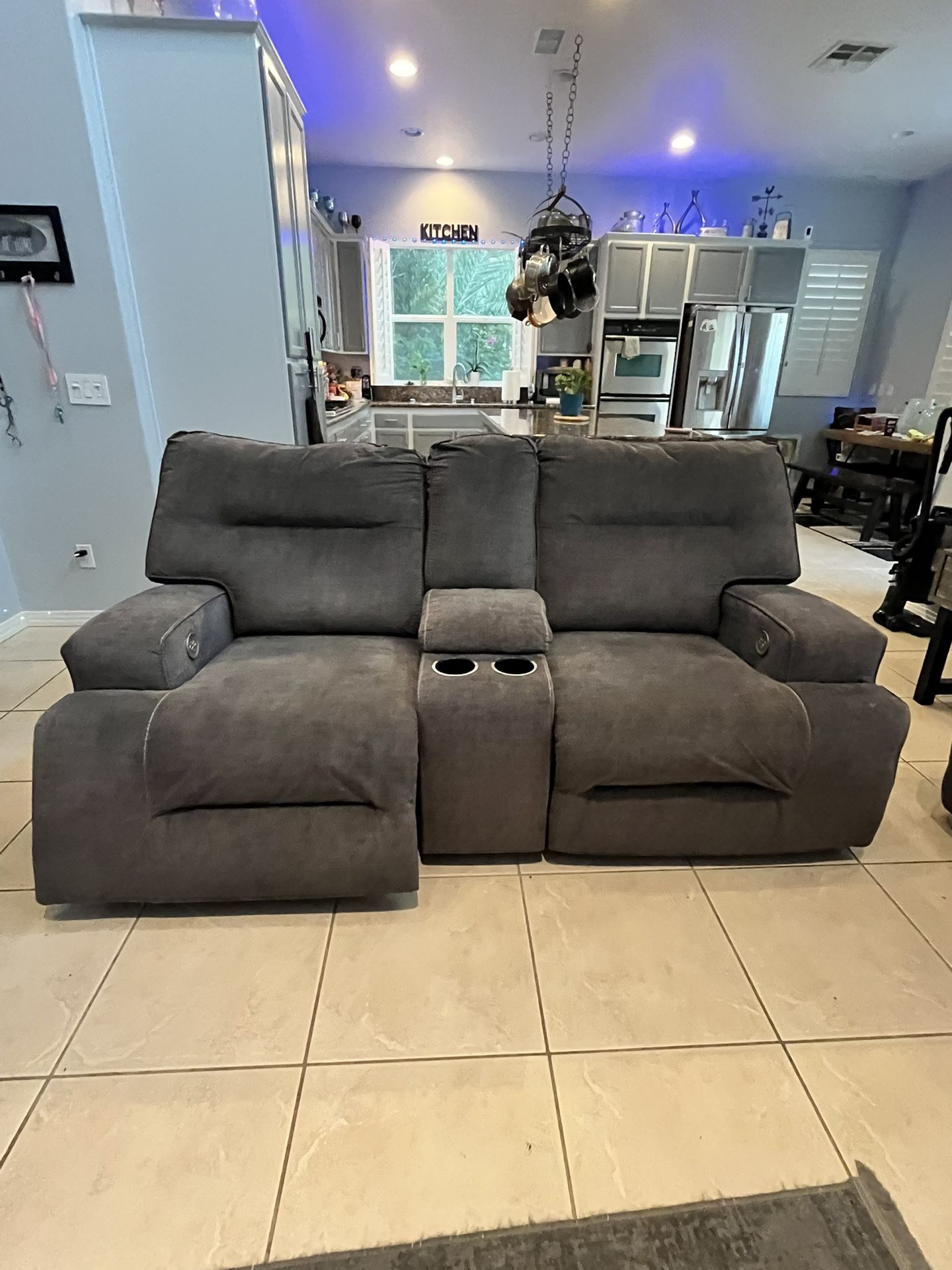 Sofa Reclines On Both End
