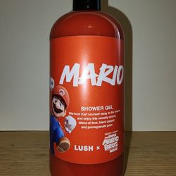 Mario Cola Shower Gel SUPER MARIO BROS Limited Edition LUSH EXCLUSIVE