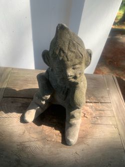 Vintage cement elf
