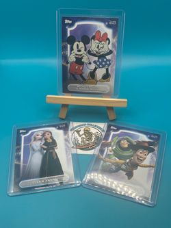 2026 Disney Topps d23 expo Mickey Minnie Elsa Anna Woody buzz frozen toy story