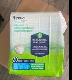 Prevail Nu-Fit Adult Diapers XL