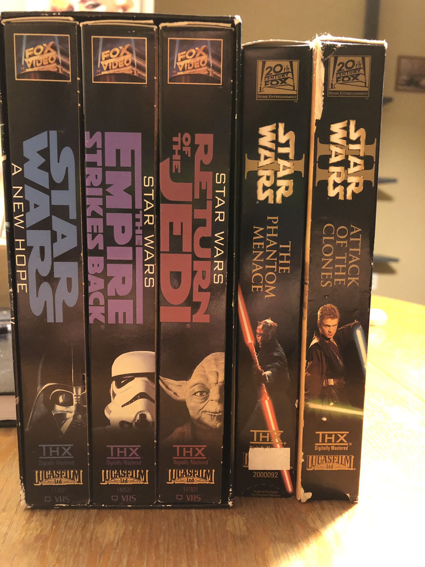 Complete original trilogy and one and two