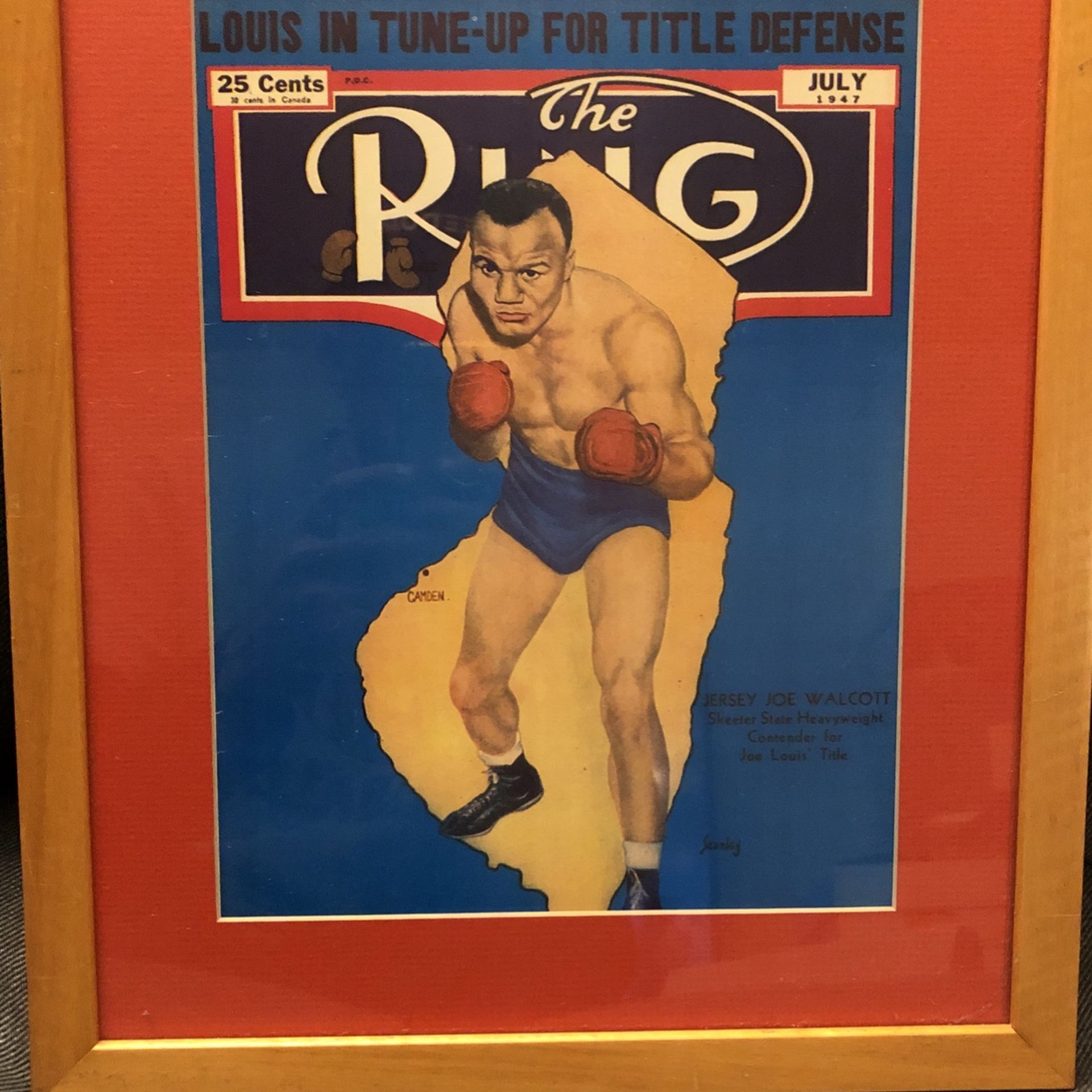 1940s 1950s Vintage Rare The Ring Boxing Magazines Art Memorabilia