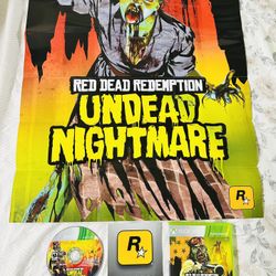Red Dead Redemption Undead Nightmare Xbox360 CIB  Clean Tested Working