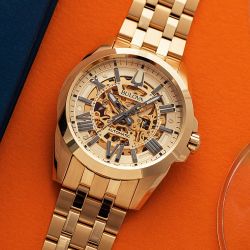 Bulova Sutton Gold Roman Dial Automatic Watch 