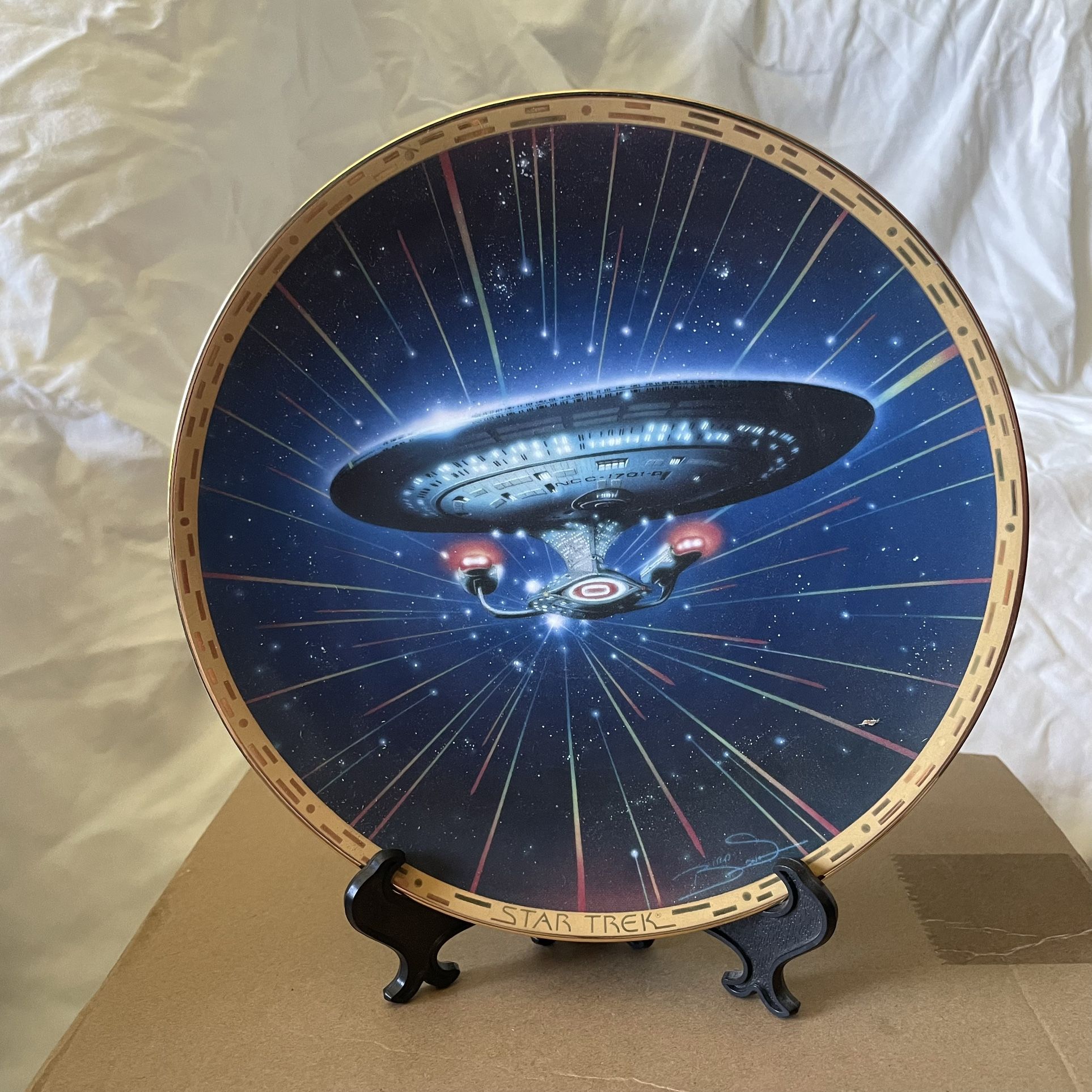 Star Trek Enterprise Next Generation Hamilton Plate Collect