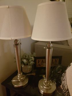 2 Lamps.