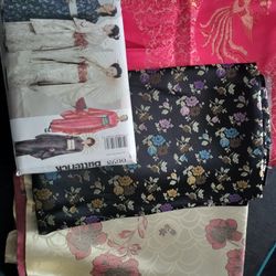 Geisha Pattern And Material