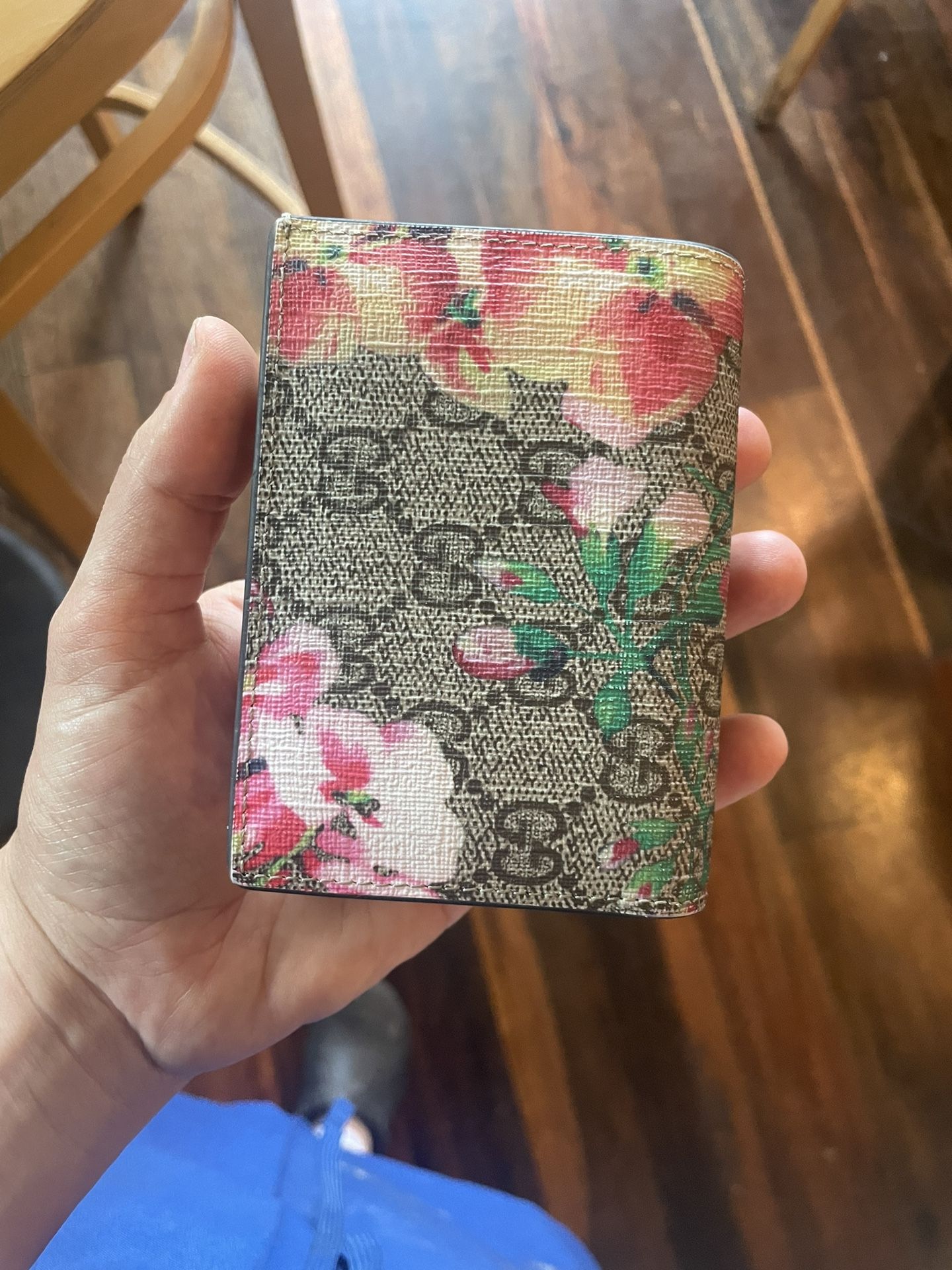 Floral Gucci Wallet 