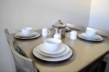 Pub Style Dining Table With 4 Chairs 