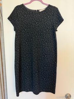 LOFT Leopard Print Shift Dress