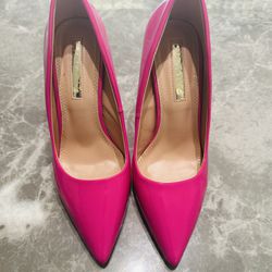 LILIANA Bubblegum Pink Shiny Patent Leather Women’s Heels Size~9