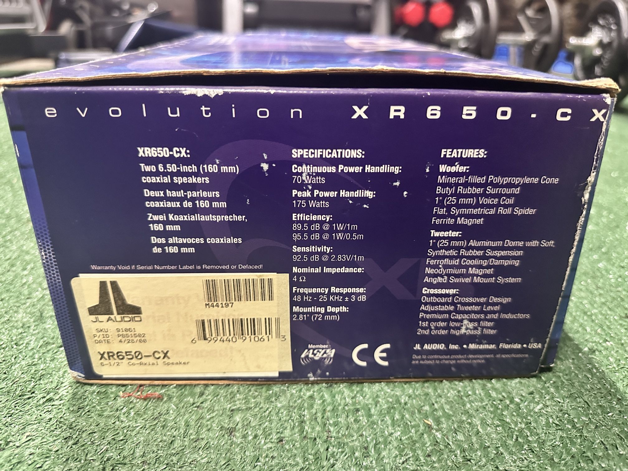 JL Audio Speakers XR650-CX