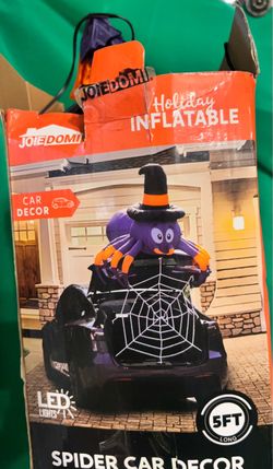 Spider car Halloween inflatable