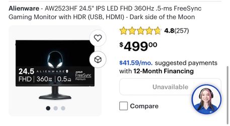 Alienware monitor