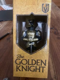 Golden knight figure