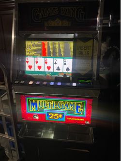 Gameking poker $.25 slot machine multi games